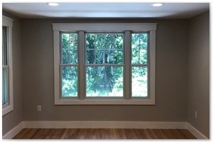 All new windows, walls and floors